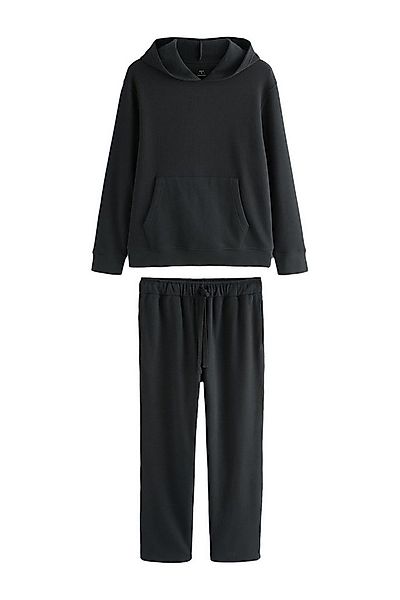 Next Pyjama Weicher Schlafanzug mit Kapuze und Waffelstruktur (2 tlg) günstig online kaufen