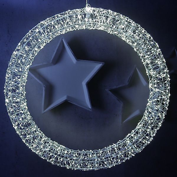 MARELIDA Dekokranz LED Lichtkranz Türkranz Weihnachtskranz günstig online kaufen