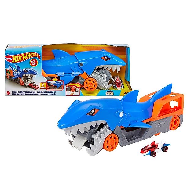 Mattel® Autorennbahn Hot Wheels Hungriger Hai Transporter günstig online kaufen