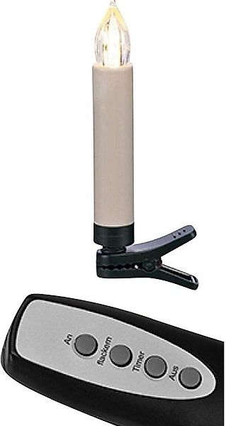 Haushalt International LED-Christbaumkerzen 76613 LED Kerzen 20er kabellos günstig online kaufen