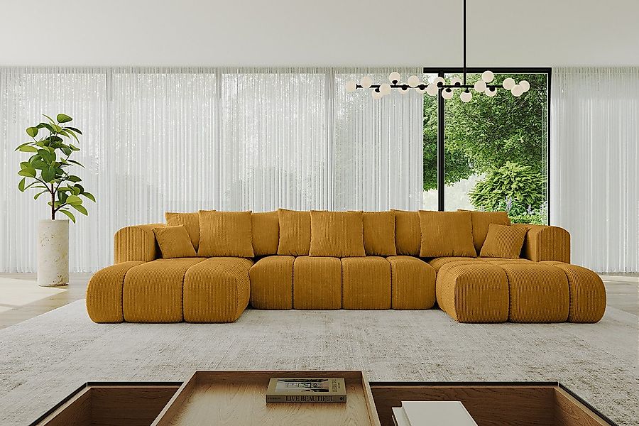 ALTDECOR Wohnlandschaft CLOUD-U-v1, Couch mit Schlaffunktion, günstig online kaufen