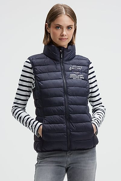 SOCCX Steppweste mit elastischem Saumabschluss günstig online kaufen