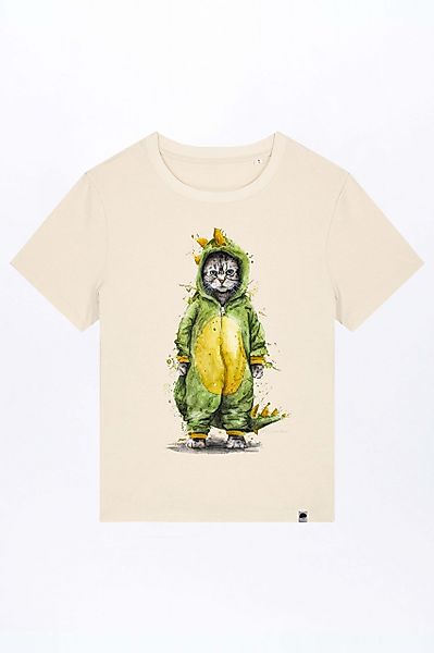 Cat Fight Damen T-Shirt aus Bio Baumwolle günstig online kaufen