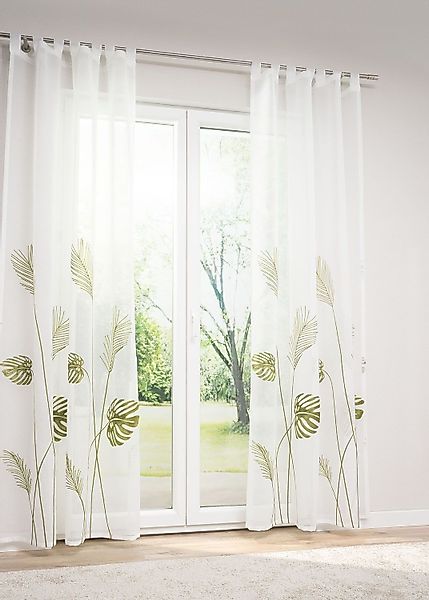 LYSEL® Vorhang Pflanzenreich, (1 St), transparent, günstig online kaufen