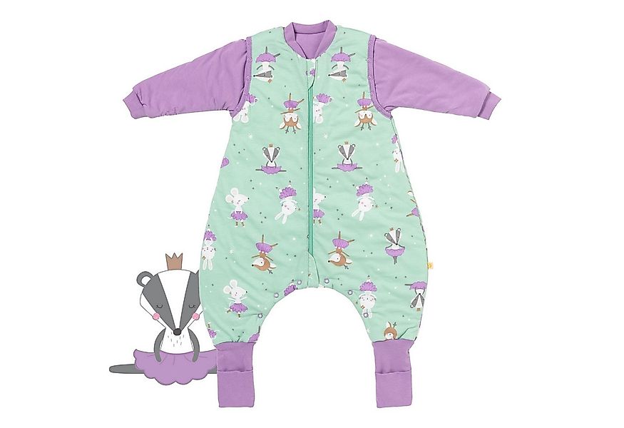Schlummersack Kinderschlafsack Schlafsack mit Füßen und umklappbaren Bündch günstig online kaufen