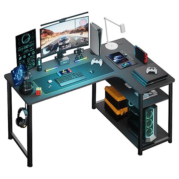 GTPLAYER Schreibtisch Gaming Tisch Eckschreibtisch mit günstig online kaufen