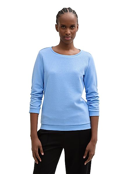 TOM TAILOR Denim Sweatshirt mit gerafften günstig online kaufen