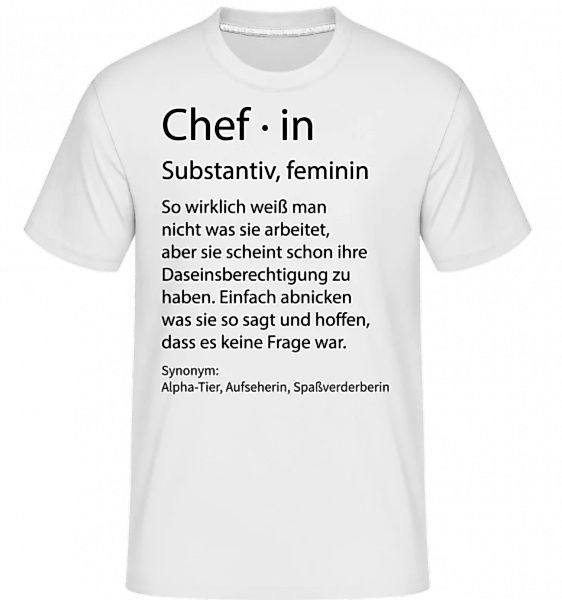 Chefin Quatsch Duden · Shirtinator Männer T-Shirt günstig online kaufen