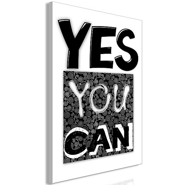 Wandbild - Yes You Can (1 Part) Vertical günstig online kaufen