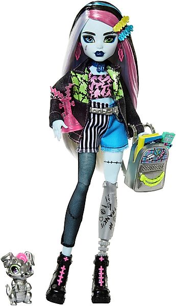 MonsterHigh™ Anziehpuppe Frankie Stein mit Haustier günstig online kaufen