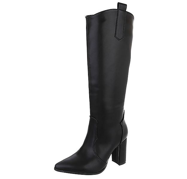Ital-Design Damen Elegant High-Heel-Stiefel (91154723) Blockabsatz Stiefel günstig online kaufen