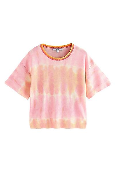 Next T-Shirt T-Shirt mit Rundhalsausschnitt und Leinenanteil (1-tlg) günstig online kaufen