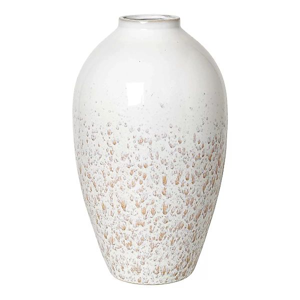 Broste Copenhagen Vasen Ingrid Vase L Keramik Rainy Day / Indian Tan 40 cm günstig online kaufen