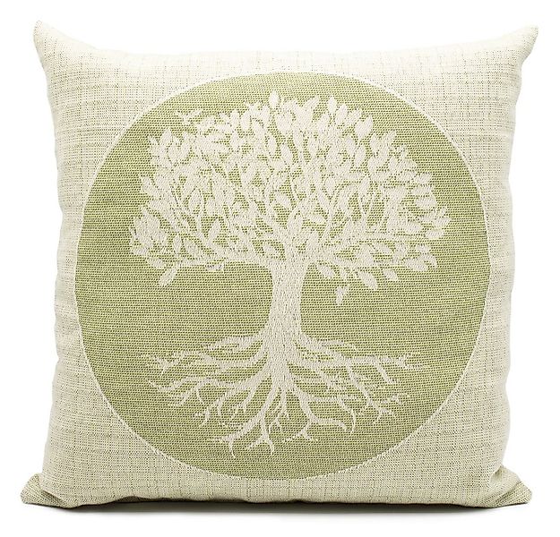 geborgenschlafen Zirbenkissen Lebensbaum – Dekokissen mit Zirbenspänen – Bi günstig online kaufen