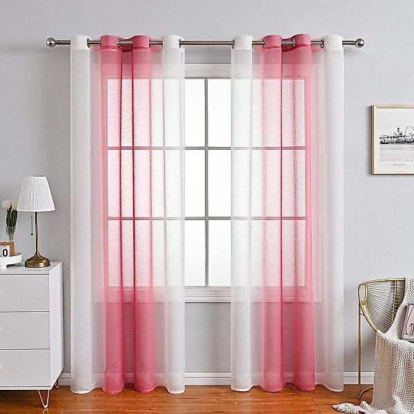 BYSURE Gardine, Ösen (2 St), halbtransparent, günstig online kaufen