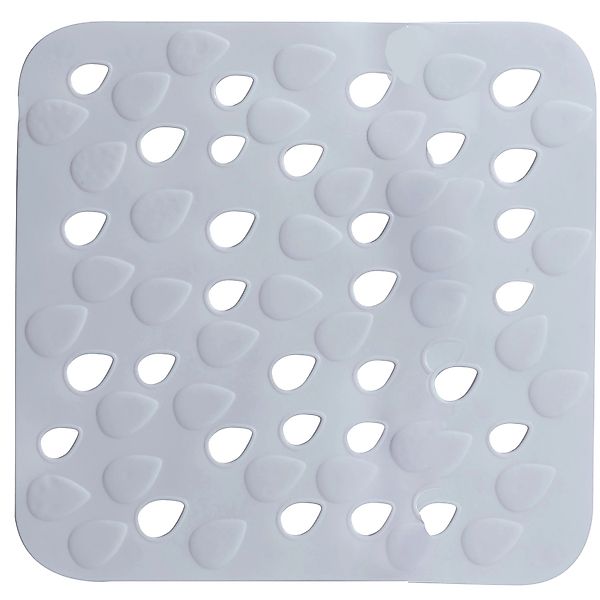 Spirella Wanneneinlage Drops 54 cm x 54 cm Weiß günstig online kaufen