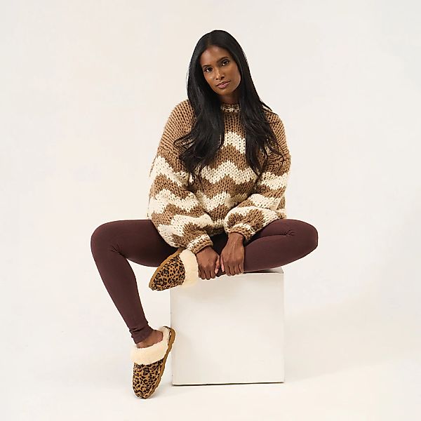 Bearpaw Clog "Loki Exotic" Home Slipper, Hausschuh, Clog mit Leo-Muster günstig online kaufen