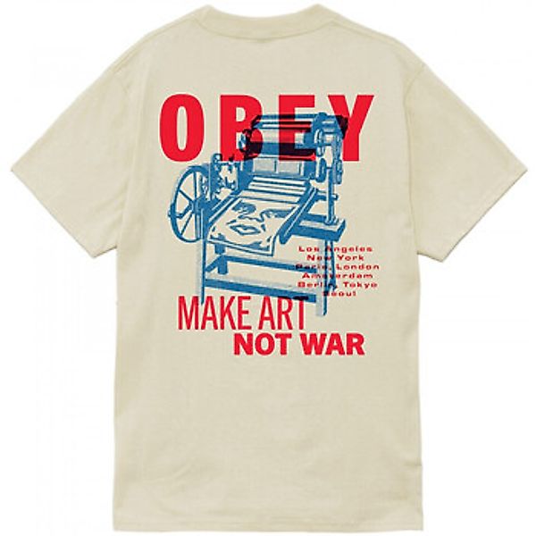 Obey  T-Shirts & Poloshirts printing press make art günstig online kaufen