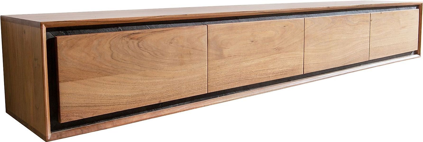 DELIFE Lowboard Stonegrace, Akazie Natur 200 günstig online kaufen