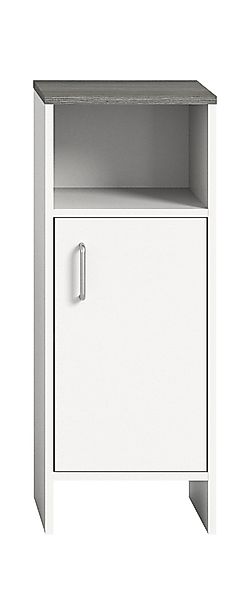 xonox.home Stauraumschrank Weiß Melamin Modern 33x80x31 günstig online kaufen