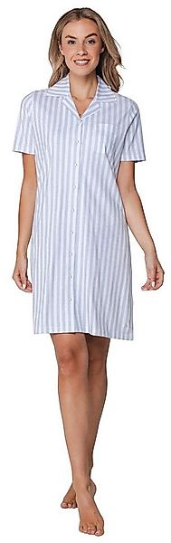 Pastunette Nachthemd Klassisches Damen Schlafshirt geknöpft (1-tlg) Baumwol günstig online kaufen