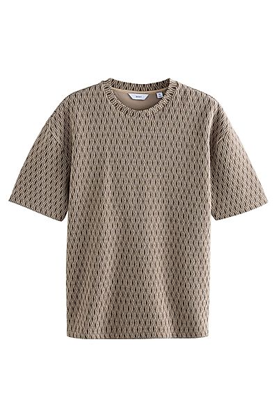 Next T-Shirt Strukturiertes, lässiges T-Shirt (1-tlg) günstig online kaufen