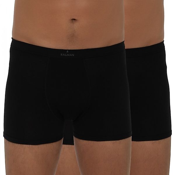 Ragman 2-er Set Shorts Schwarz günstig online kaufen