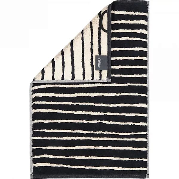 Cawö Handtücher Loft Lines 6225 - Farbe: schwarz - 39 - Gästetuch 30x50 cm günstig online kaufen