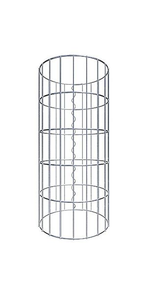 Gabiona Steinsäule Gabionensäule Durchmesser 32 cm, MW 5 x 10 cm rund - Höh günstig online kaufen