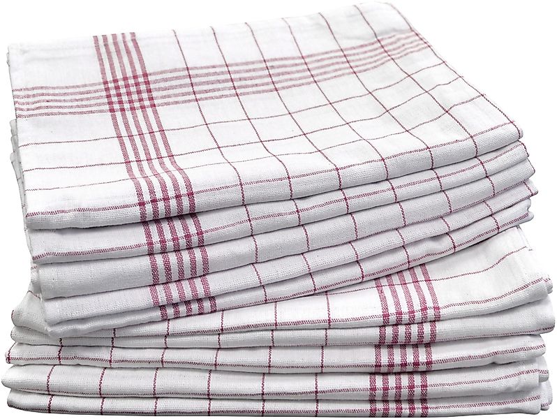 Dyckhoff Geschirrtuch KARO / Halbleinen - günstig online kaufen