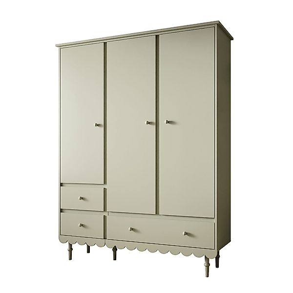 Lookway Kinderkleiderschrank BABUSHKA Dreitüriger Kleiderschrank mit günstig online kaufen