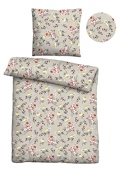 Castell - Markenbettwäsche Bettwäsche 0351106, Biber, günstig online kaufen