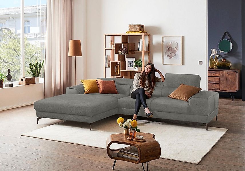 W.SCHILLIG Ecksofa »piedroo, Designsofa mit tollem Sitzkomfort, elegant und günstig online kaufen