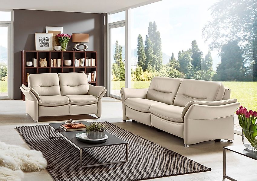 HUKLA 2,5-Sitzer »HU-SF15058 Ledersofa, Breite 194 cm«, aus Leder, optional günstig online kaufen