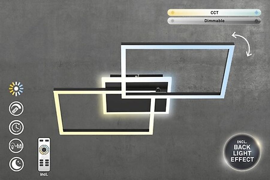 Briloner Leuchten LED Deckenleuchte »FRAME« günstig online kaufen