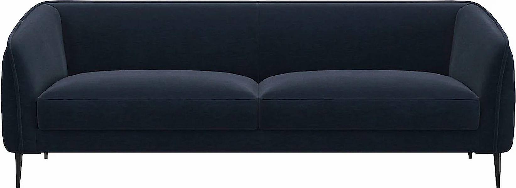 FLEXLUX 3-Sitzer "Belle Designsofa, Couch, bequem durch Kaltschaum im Sitz" günstig online kaufen