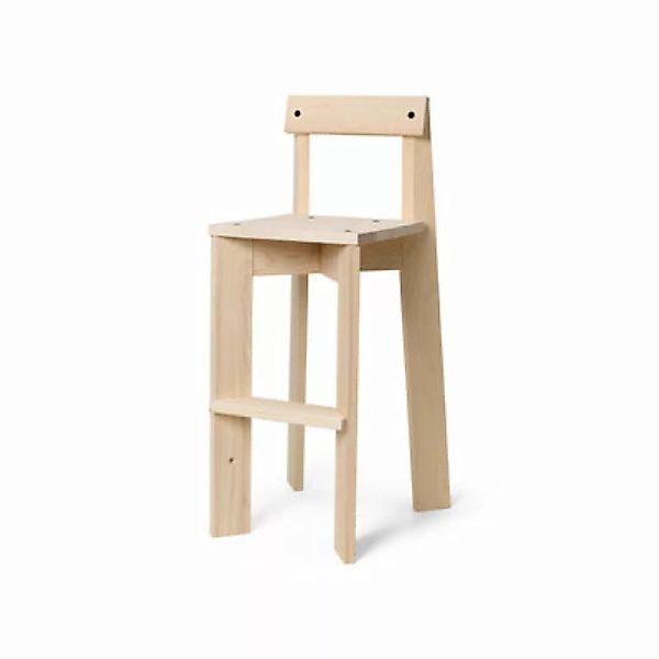 Hochstuhl Ark holz natur / Junior-Stuhl Sitzfläche:  H 53 cm - Ferm Living günstig online kaufen