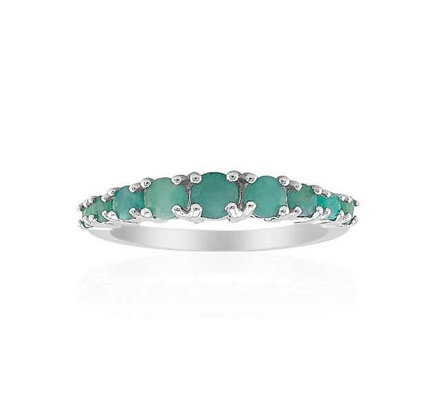 Cavill Silberring Cavill Ring 0,59 ct brasilianischer Smaragd, rhodiniert 9 günstig online kaufen