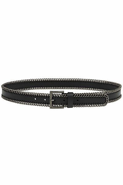 COLLEZIONE ALESSANDRO Ledergürtel "Ozzy", aus echtem Leder mit Metallkette günstig online kaufen