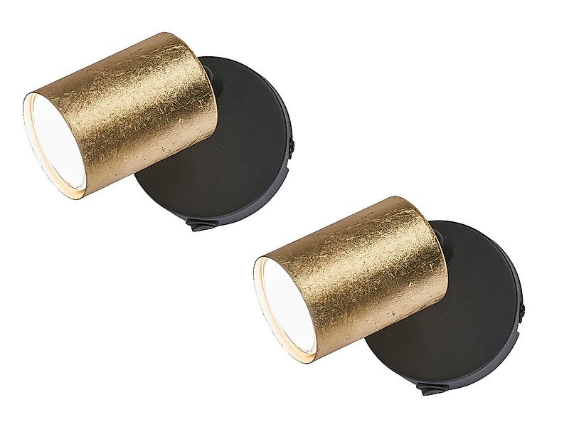 FISCHER & HONSEL LED Wandstrahler, LED wechselbar, Warmweiß, 2er SET Aufbau günstig online kaufen