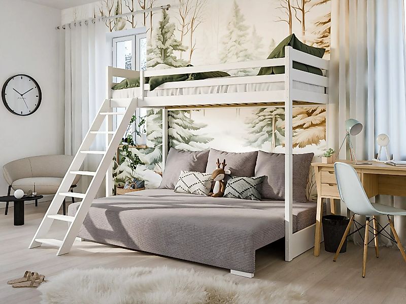Kids Collective Hochbett 90x200 cm mit günstig online kaufen