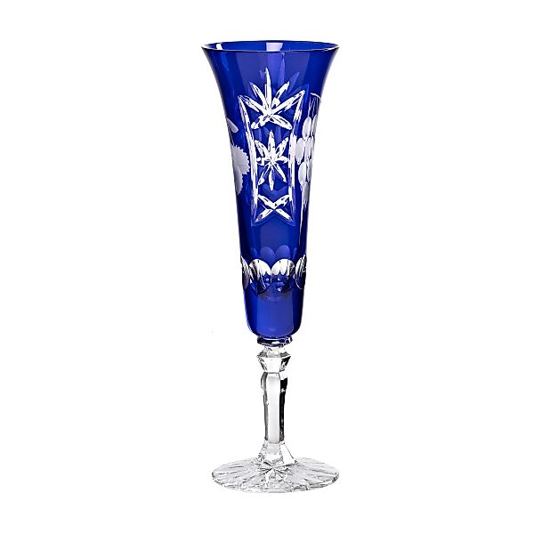 Sektglas Sektkelch Champagnerglas Handgeschliffen Traube Kristall Glas 140 günstig online kaufen