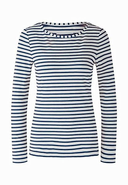 Oui Langarmshirt SUMIKO Langarmshirt elastische Cotton-Modalmischung günstig online kaufen