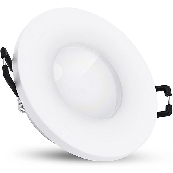 SSC-LUXon BEDA Einbauleuchte LED Flach IP65 Weiß mit 4W Modul Neutralweiß f günstig online kaufen