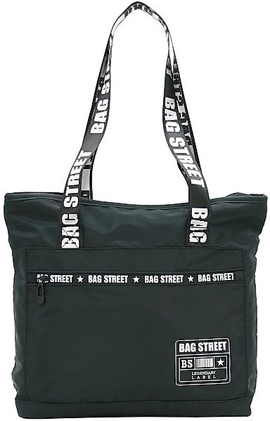 BAG STREET INTERNATIONAL Schultertasche Nylon Shopping Bag mit Henkel-Print günstig online kaufen