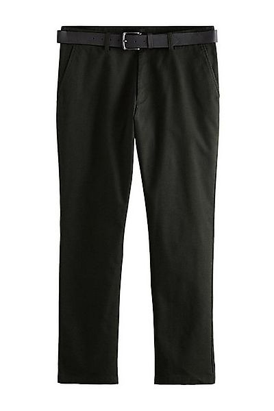 Next Stretch-Hose Weiche Stretch-Chinohosen mit Gürtel (2-tlg) günstig online kaufen