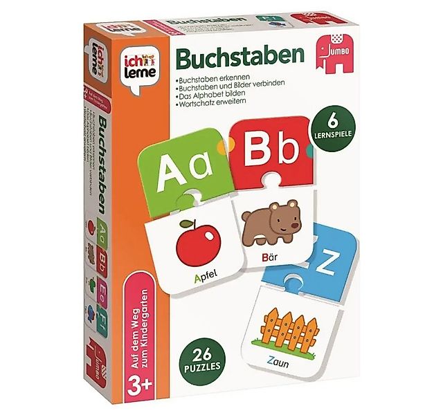 Jumbo Spiele Puzzle Ich lerne Buchstaben, Puzzleteile günstig online kaufen