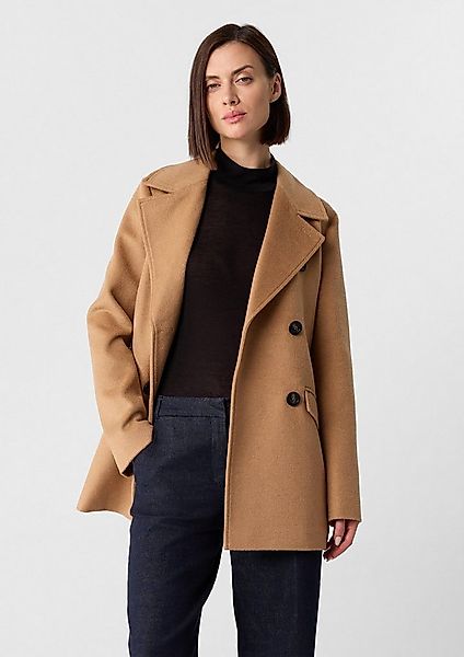 comma Funktionsjacke Outdoor-Jacke Blazerjacke im Wollmix mit Bindegürtel günstig online kaufen