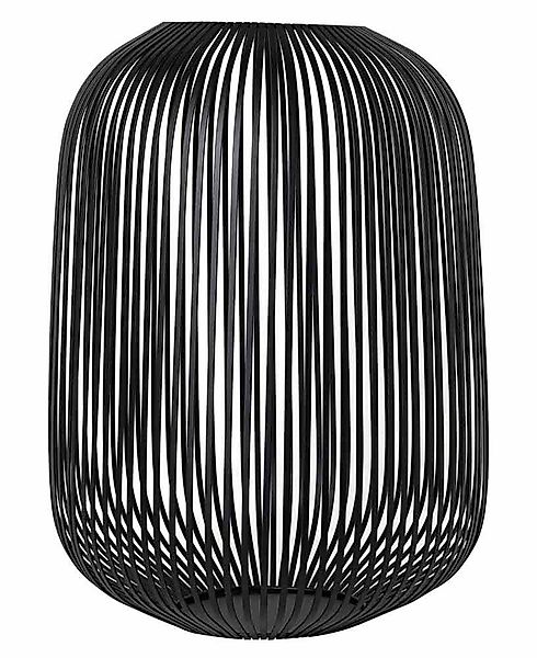 Windlicht Lito L | Ø 33 cm, H 45 cm Schwarz günstig online kaufen