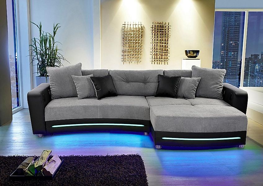 Jockenhöfer Gruppe Ecksofa Laredo L-Form, inklusive RGB-LED-Beleuchtung und günstig online kaufen